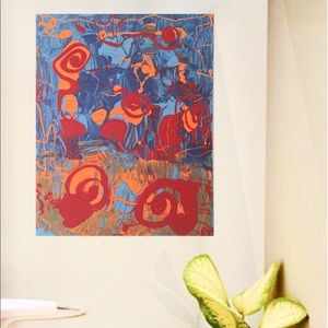 The invasion of the watchers abstract art painting